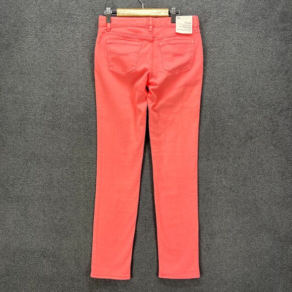 Gap Kids 1969 Jeans Girls 14 Neon Pink Super Skinny Skimmer Stretch adjustable w - Picture 2 of 16
